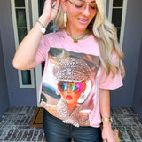 Some Like It Fancy Pearl Tee - Pink