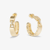 Ashley Lock Hoops 1" - Gold