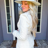 Countryside Chic Belted Blazer