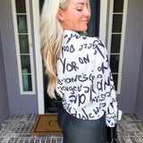 City Queen Graphic Button up
