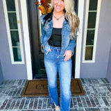 Soho Straight Leg Front Slit Jean