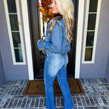 Soho Straight Leg Front Slit Jean