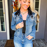 Haute Rebel Jeweled Denim Jacket