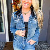 Haute Rebel Jeweled Denim Jacket