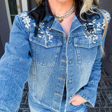 Haute Rebel Jeweled Denim Jacket