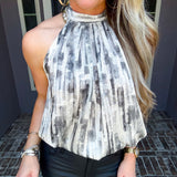 Gallery Girl Abstract Halter Top