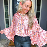 Run Wild Chain Batwing Top