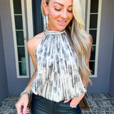 Gallery Girl Abstract Halter Top