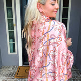 Run Wild Chain Batwing Top