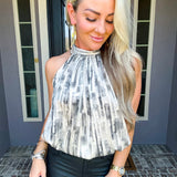 Gallery Girl Abstract Halter Top