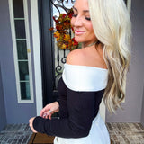 Audrey Hepburne Off Shoulder Top