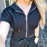 Runway Relaxed Zip Up Hoodie