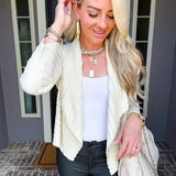 Casual Edit Cardigan - Cream