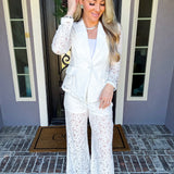 Mon Amour Lace Blazer