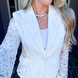 Mon Amour Lace Blazer