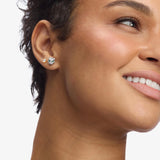 Jaguar Pavé Studs - Silver