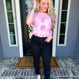 Smell The Roses 3D Flower Blouse