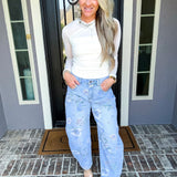 Flower Child Barrel Jeans