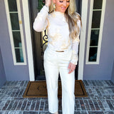 Eleganza Cream Trouser