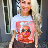 Too Glam To Care Jeweled Tee