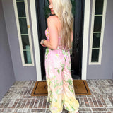 Malibu Milionaire Pink Tropical Joggers