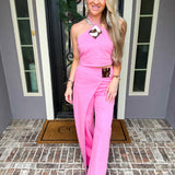 Sunset Boulevard Gold Detail Skirt Pant