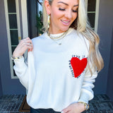Kiss On The Forehead Sweater - Cream