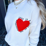 Kiss On The Forehead Sweater - Cream