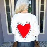 Kiss On The Forehead Sweater - Cream