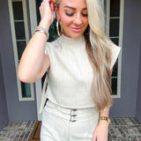 Tokyo Edge Mockneck Top