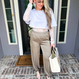 Rich Girl Energy Satin Joggers