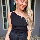Gold Coast Glam One Shoulder Top