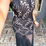 Monaco Muse Lace Detail Dress