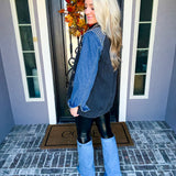 Star Studded Denim Blazer