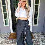 Street Icon Tie Detail Overall Pants