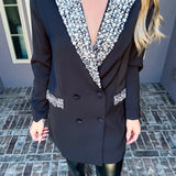 Bling Boulevard Jeweled Blazer Dress