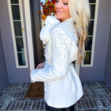 Pearl Couture 3D Rose Blazer