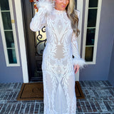 Snow Princess Sequin Dress