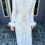 Snow Princess Sequin Dress