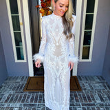 Snow Princess Sequin Dress