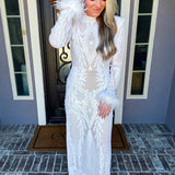 Snow Princess Sequin Dress