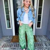 August Nights Cropped Denim Jacket