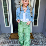 August Nights Cropped Denim Jacket
