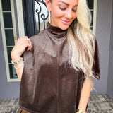 Dramatic Effect Asymmetric Cape Top
