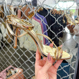 Riviera Gold Pump - Gold