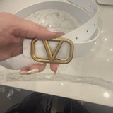 Valentina Belt - White