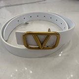 Valentina Belt - White