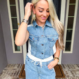Edge Theory Denim Top
