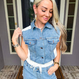 Edge Theory Denim Top