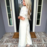 Rose Couture Wide Leg Pant